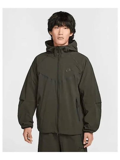 Tech Woven Full Zip Windbreaker Sequoia - NIKE - BALAAN 2