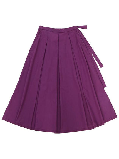 Donata Pleated Skirt Purple - MAX MARA - BALAAN 2