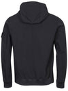 Soft Shell Brushed Lining Zip Up Hoodie Black - STONE ISLAND - BALAAN 4