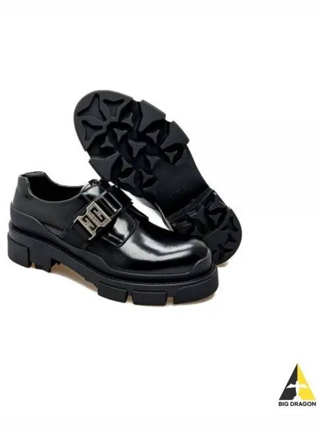 Terra Buckle Leather Derby Black - GIVENCHY - BALAAN 2