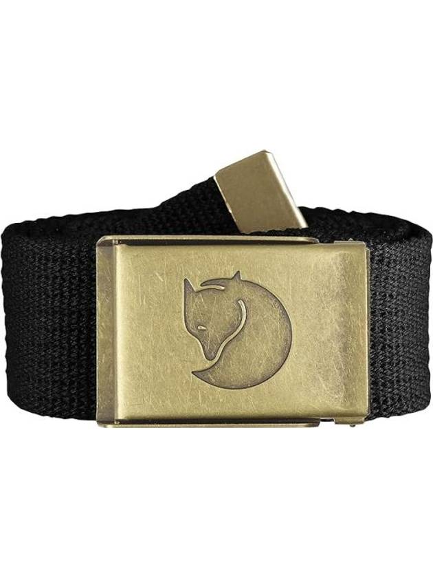 Leather Belt 77297 550 Black - FJALL RAVEN - BALAAN 1