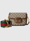 Horsebit 1955 GG Supreme Canvas Mini Bag Beige Ebony - GUCCI - BALAAN 3