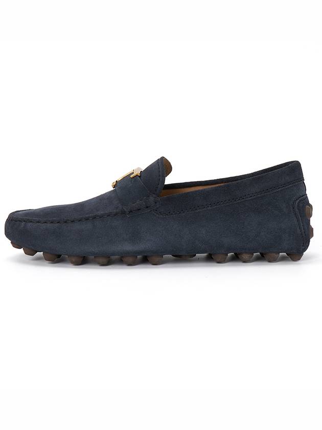 Timeless Gommino Suede Driving Shoes Navy - TOD'S - BALAAN 4