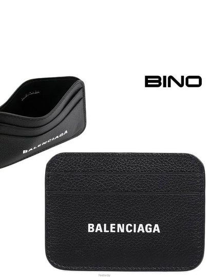 Cash Logo Card Wallet Black - BALENCIAGA - BALAAN 2