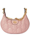 GG Matelassé Leather Mini Shoulder Bag Pink - GUCCI - BALAAN 8