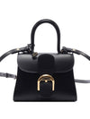 Brillant Mini Box Tote Bag Black - DELVAUX - BALAAN 3