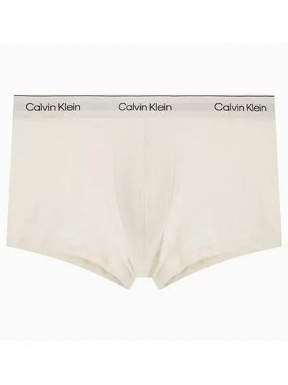 Logo Band Modern Cotton V Day Trunk Briefs Ivory - CALVIN KLEIN - BALAAN 2