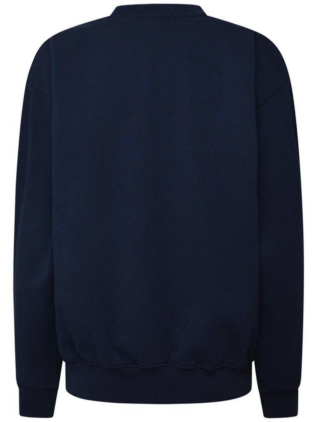 Sporty & Rich Blue Cotton Sweatshirt - SPORTY & RICH - BALAAN 3