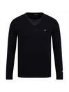 Men's Lehman V-Neck Knit Top Black - J.LINDEBERG - BALAAN 1