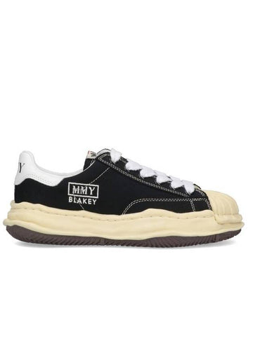 Blakey VL OG Sole Canvas Low-top Sneakers Black - MIHARA YASUHIRO - BALAAN 1