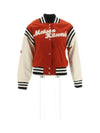 Logo Patch Varsity Jacket Burnt Red - MAISON KITSUNE - BALAAN 2