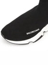 Speed Trainer  High Top Sneakers Black White - BALENCIAGA - BALAAN 4