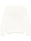 Kids Women Logo Knit Cream F4MSJUJP075 013 - MSGM - BALAAN 3