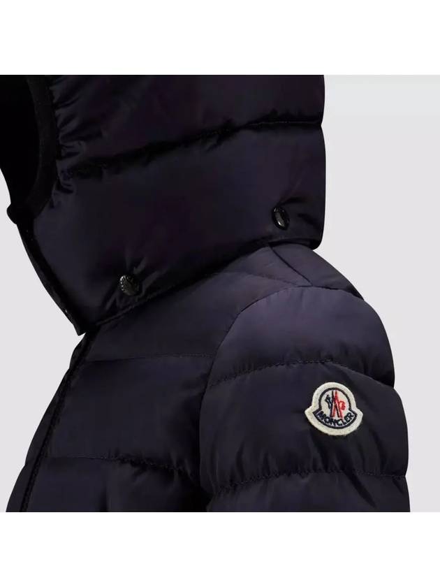 Kids Charpal Hooded Long Down Padding Night Blue - MONCLER - BALAAN 4