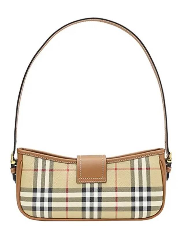 Buckle Strap Check Sling Shoulder Bag Beige - BURBERRY - BALAAN 6