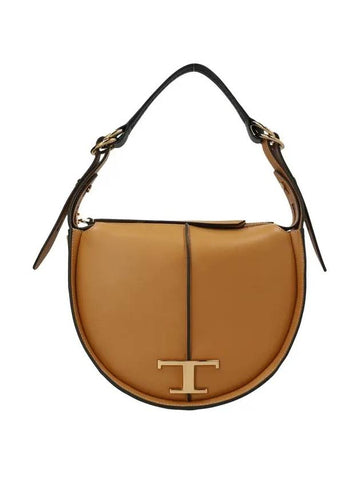 Hobo Shoulder Bag Brown - TOD'S - BALAAN.