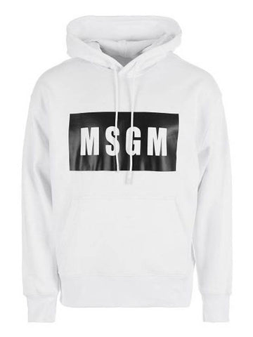 box logo hood white - MSGM - BALAAN 1