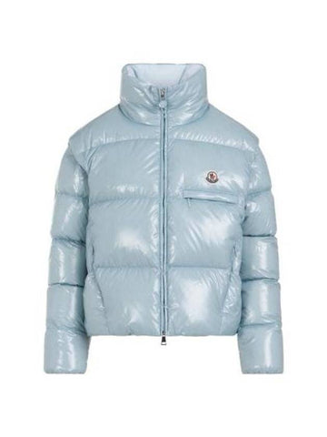 Women's Almo Short Down Padding Light Blue - MONCLER - BALAAN 1