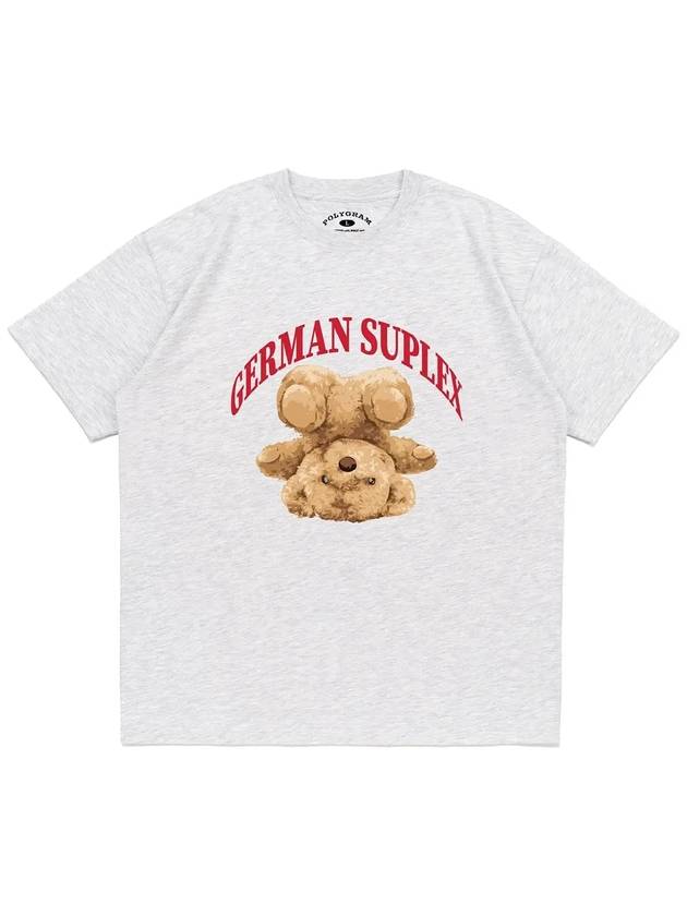 SUPLEX BEAR T SHIRTS LIGHT MELANGE - POLYGRAM - BALAAN 4