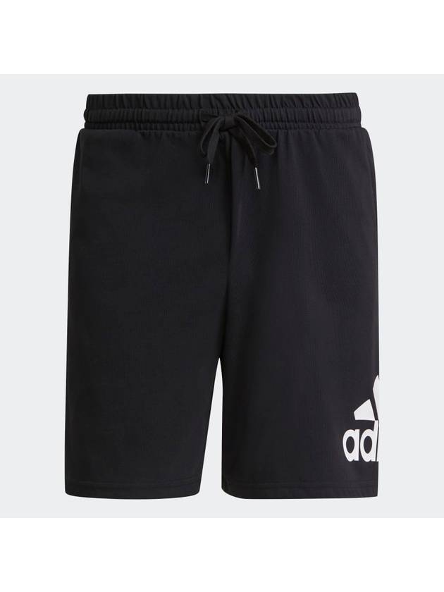 Essentials Logo Shorts Black - ADIDAS - BALAAN 1