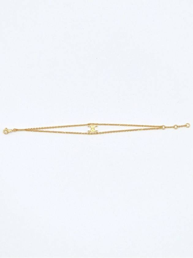 Triomphe Brass Bracelet Gold - CELINE - BALAAN 6