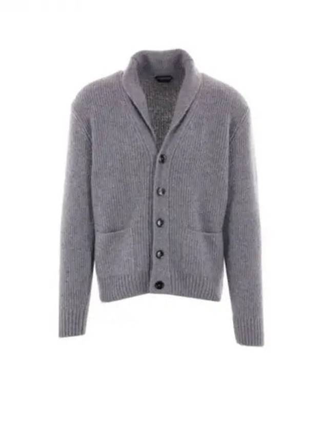 Shawl Collar Cardigan Grey - BRUNELLO CUCINELLI - BALAAN 2