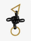 Triangle Nappa Key Holder Black - BOTTEGA VENETA - BALAAN 2