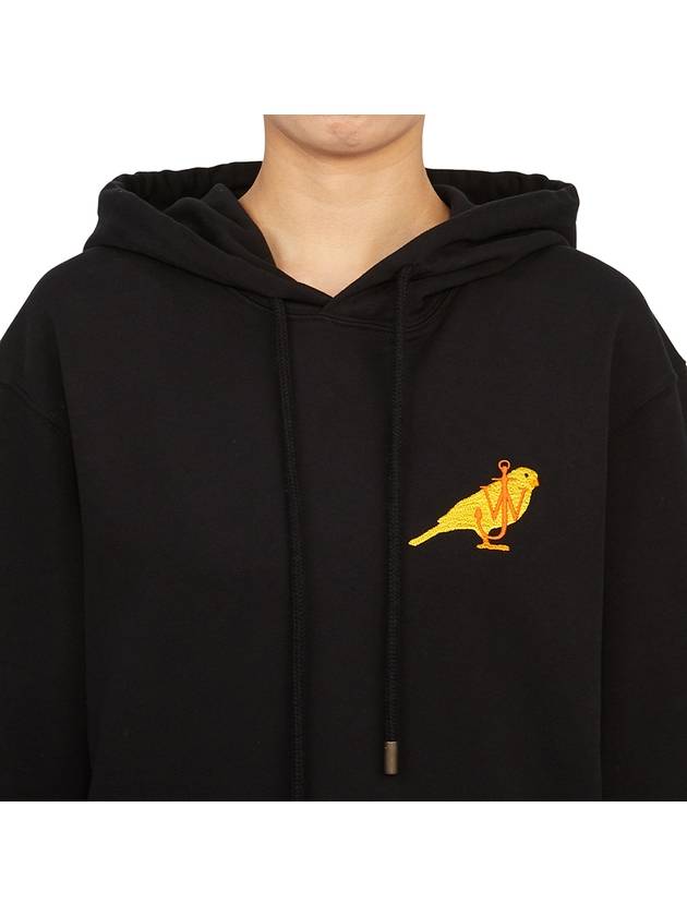 Canary Embroidery Hoodie Black - JW ANDERSON - BALAAN 8