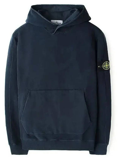 Compass Logo Patch Hoodie Navy - STONE ISLAND - BALAAN 1