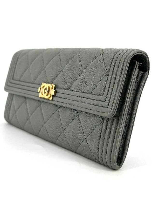 Boy caviar long wallet - CHANEL - BALAAN 3