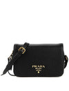 Vitello Phoenix Crossbody Bag Black - PRADA - BALAAN 2