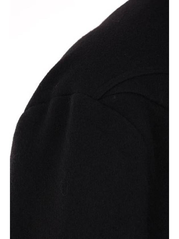 Double Breasted Virgin Wool Coat RR02C7758WY - RICK OWENS - BALAAN 4