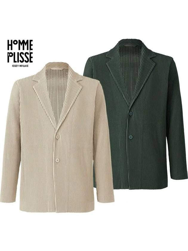 Homme Plissé Tailored Pleated Jacket JD155 - ISSEY MIYAKE - BALAAN 1