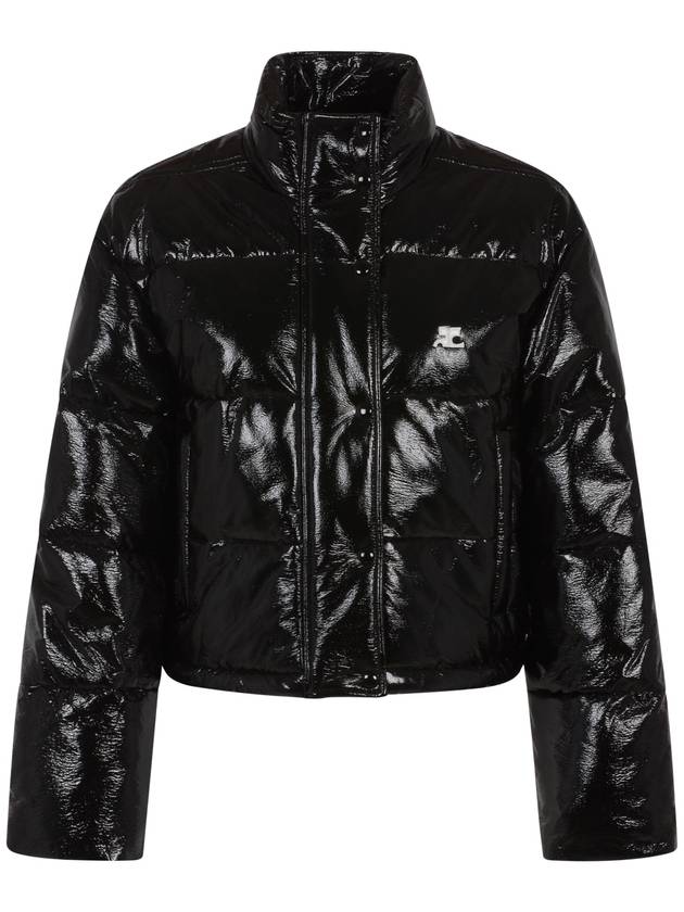 Vinyl Padding Jacket Black - COURREGES - BALAAN 2