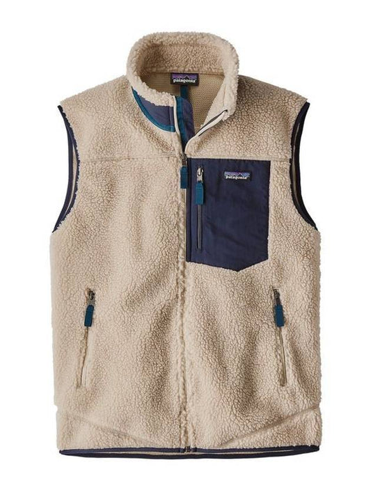 Classic Retro x Fleece Vest Natural - PATAGONIA - BALAAN.