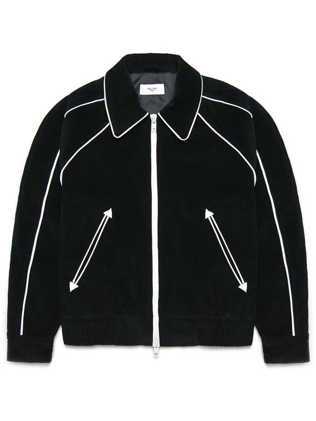 pipe corduroy jacket black - ROLLING STUDIOS - BALAAN 2