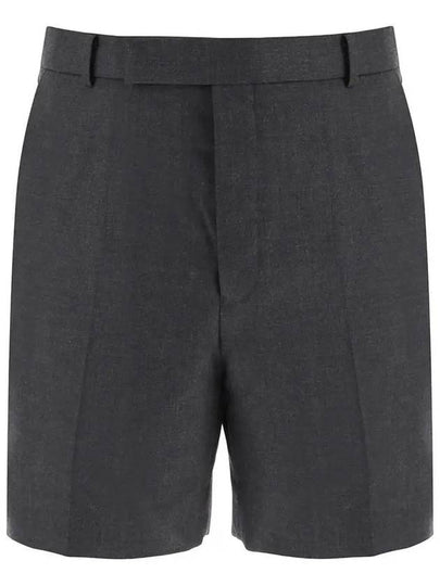 Twill Low Rise Color Mini Shorts Dark Grey - THOM BROWNE - BALAAN 2