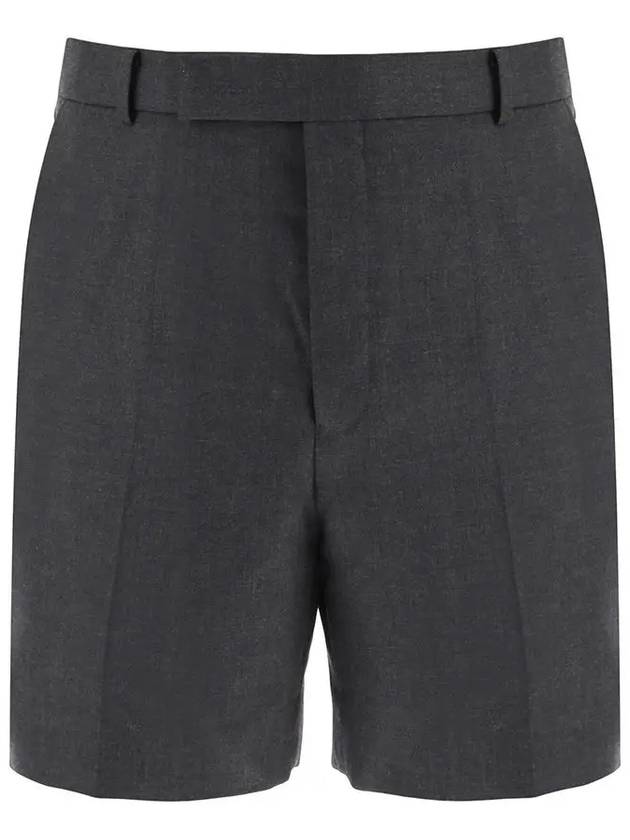 Twill Low Rise Color Mini Shorts Dark Grey - THOM BROWNE - BALAAN 2