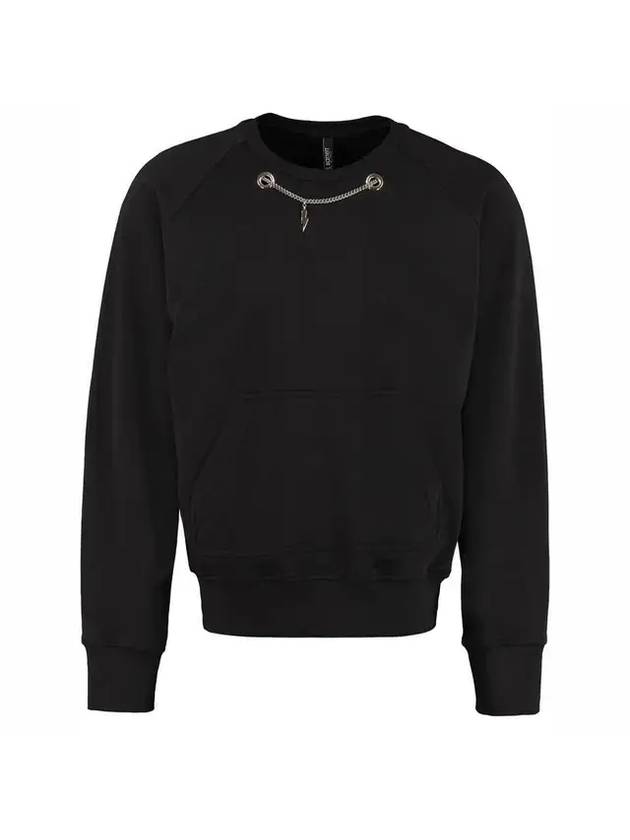 lightning chain sweatshirt black - NEIL BARRETT - BALAAN 1