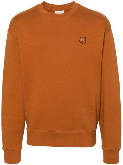 Bold Fox Head Cotton Sweatshirt Orange - MAISON KITSUNE - BALAAN 2