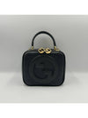 Blondie Top Handle Bag Black 744434 - GUCCI - BALAAN 1