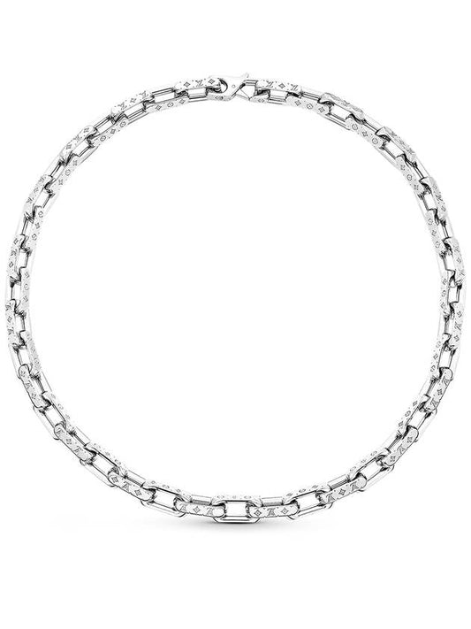 Monogram Chain Necklace Silver - LOUIS VUITTON - BALAAN 2