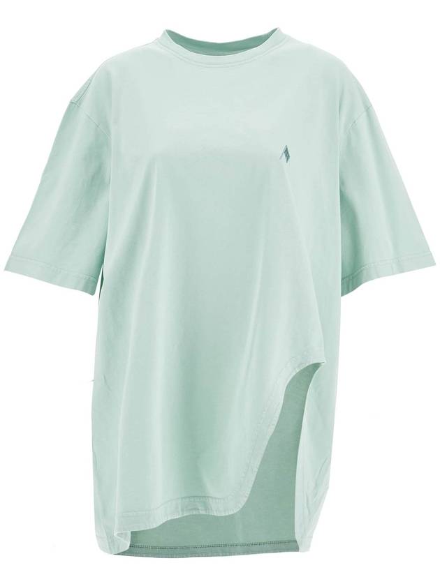 oversized short sleeve mint green t-shirt - THE ATTICO - BALAAN 1