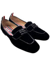 Velvet 3 Bow Loafer Black - THOM BROWNE - BALAAN 3