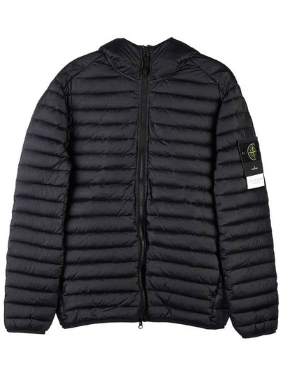 Loom Woven Chambers R-Nylon Down-TC Packable Jacket Black - STONE ISLAND - BALAAN 2