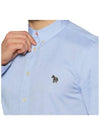 Zebra Patch Long Sleeve Shirt Light Blue - PAUL SMITH - BALAAN 3