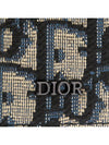 Compact Wallet Beige & Black  Oblique Jacquard - DIOR - BALAAN 7