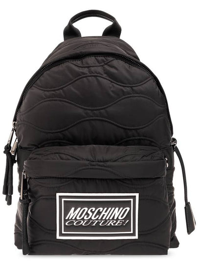 logo patch quilted school bag A76138227 - MOSCHINO - BALAAN 2