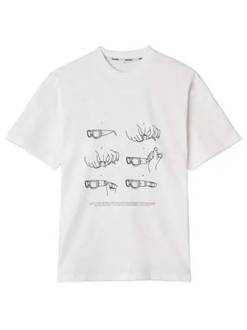 Printed short sleeved t shirt Off white - SUNNEI - BALAAN 1