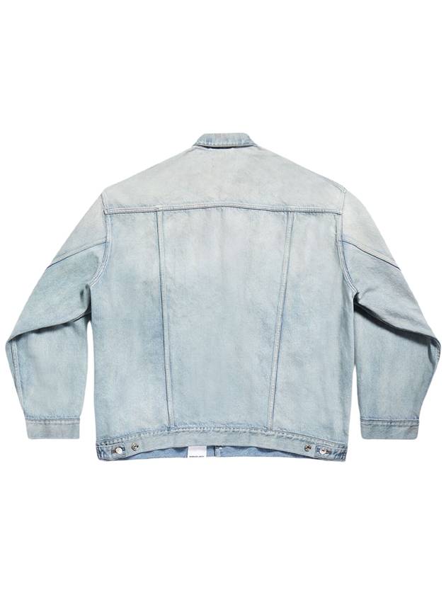 Oversized Denim Jacket Light Blue - BALENCIAGA - BALAAN 3